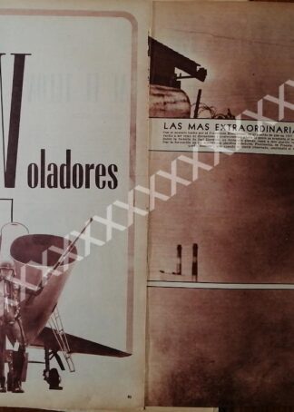 CARTEL ANTIGUO ORIGINAL DE GEORGE ADAMSKI Y LOS OVNIS 1956