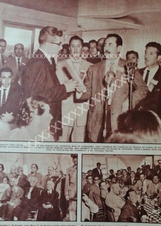 CARTEL ANTIGUO ORIGINAL DE ALFREDO MADRIGAL LLORENTE PREMIADO 55