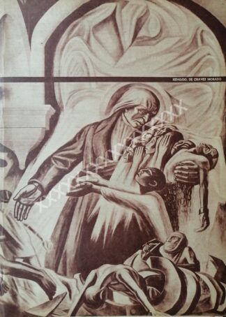 CARTEL ANTIGUO ORIGINAL DE , MURAL DE TOMAS CHAVEZ MORADO 1956