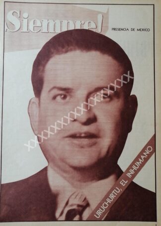 CARTEL ANTIGUO ORIGINAL DE , ERNESTO P. URUCHURTU 1956