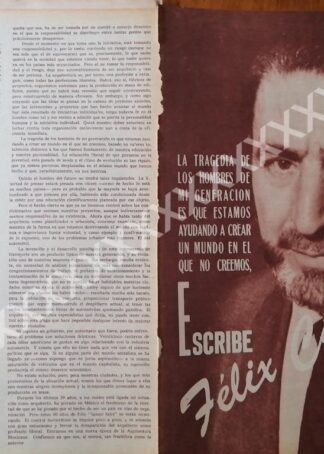 CARTEL ANTIGUO FELIX CANDELA OUTERIÑO 1967