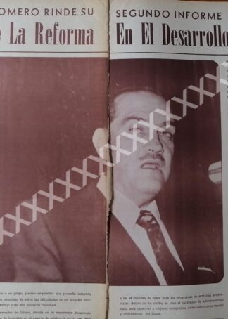 CARTEL ANTIGUO ALBERTO OROZCO ROMERO, 2DO INFORME 1973 /PLT