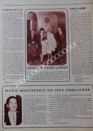 CARTEL ANTIGUO MARIO MONTEFORTE TOLEDO 1964 ETC