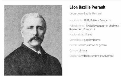 GRABADO ANTIGUO 1895 DE LEON BAZILLE PERRAULT... DIANA - Image 2