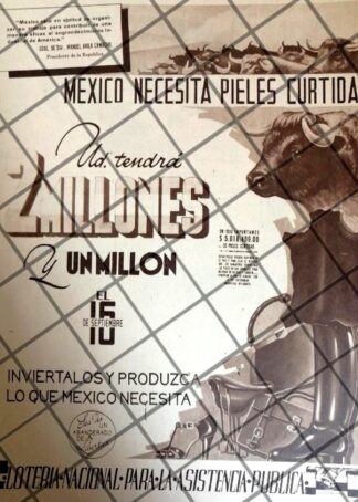 PUBLICIDAD ANTIGUA PATRIOTICA LOTERIA NACIONAL 1940