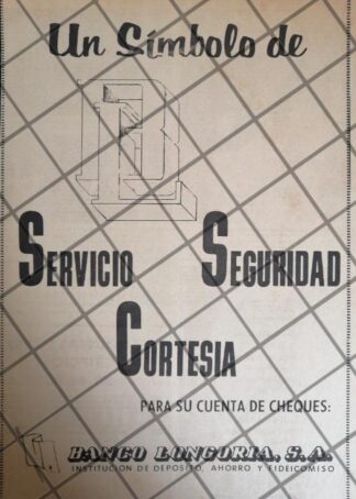 PUBLICIDAD RETRO BANCO LONGORIA 1969 /168