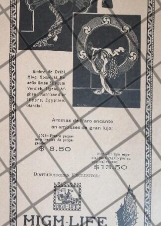 PUBLICIDAD RETRO ART NOUVEAU TIENDA HIGH LIFE 1926 /16