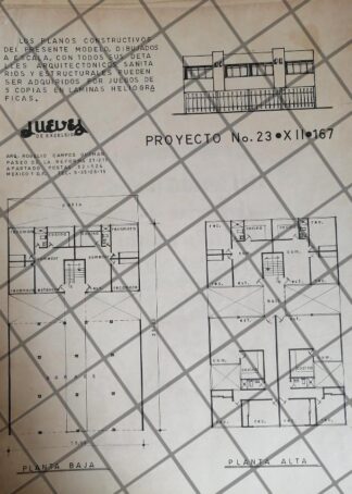 PUBLICIDAD RETRO ARQUITECTO ROGELIO CAMPOS GUZMAN 1969 4