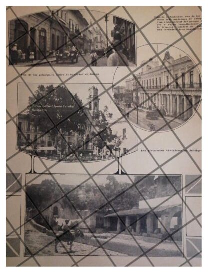 AFICHE ANTIGUO, LA CIUDAD DE JALAPA VER. 1921 - Image 3