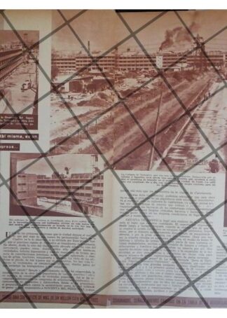 AFICHE RETRO CONSTRUYEN CIUDAD TLATELOLCO 1961
