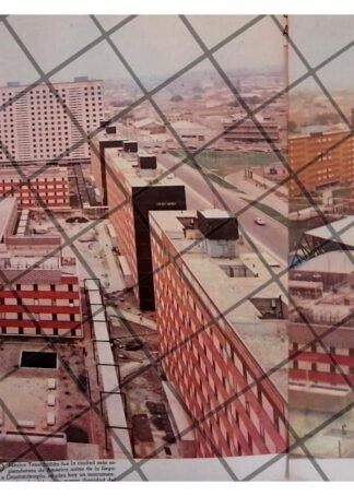 3 AFICHES RETRO. LA NUEVA CIUDAD TLATELOLCO 1960s