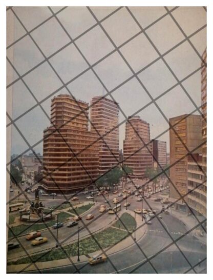 AFICHE ANTIGUO. GLORIETA DE COLON 1960s