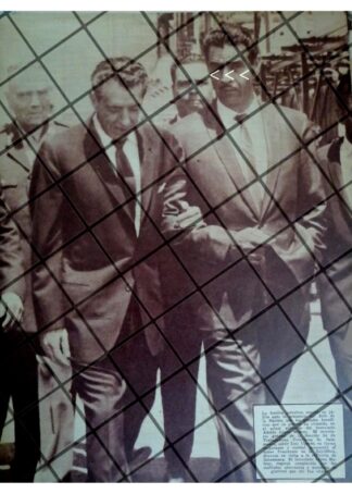 AFICHE RETRO. ADOLFO LOPEZ MATEOS Y LUIS UGARTE /PEMEX