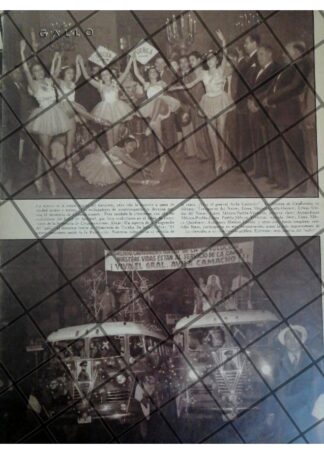 AFICHE RETRO MITIN POLITICO PRO MANUEL AVILA CAMACHO 1944