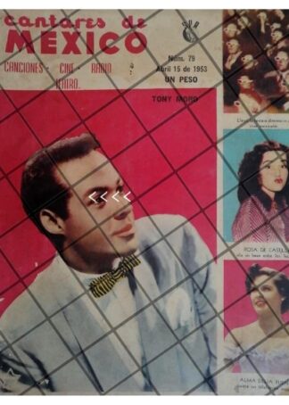 PORTADA ANTIGUA, TONY MORO Y OTROS ARTISTAS 1953