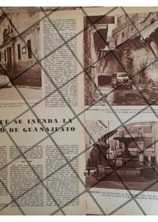 AFICHE RETRO. POR QUE SE INUNDA GUANAJUATO 1969