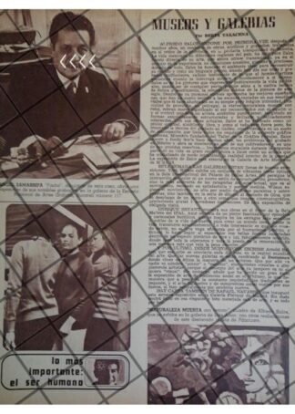 AFICHE RETRO EXPOSICION DIBUJANTE ANGEL ZAMARRIPA 1968