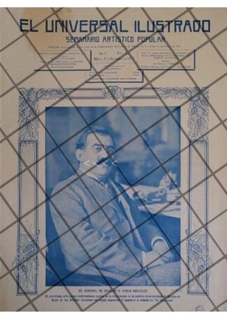 PORTADA ANTIGUA, GENERAL. PABLO GONZALEZ 1917