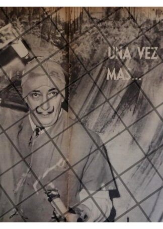 AFICHE RETRO ENTREVISTA A SALVADOR DALI 1961