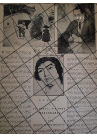 AFICHE RETRO EL PINTOR RAFAEL VERA DE CORDOBA 1922