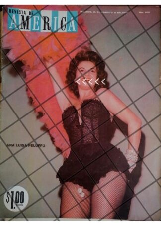 PORTADA ANTIGUA, ACTRIZ. ANA LUISA PELUFO 1961