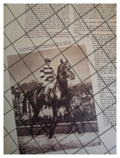 AFICHE RETRO EL JOCKEY. EDUARDO LEMA 1930 ARGENTINA - Image 2