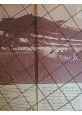 AFICHE RETRO. HIPODROMO DE LAS AMERICAS Y OTROS 1953