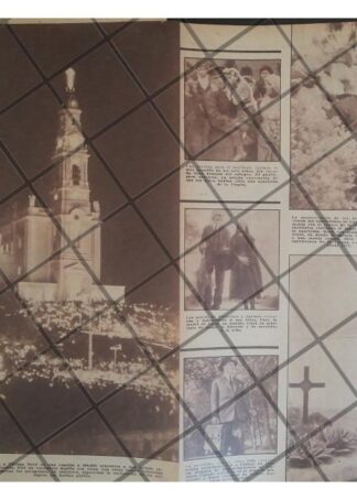 AFICHE RETRO EL MILAGRO DE FATIMA 1949