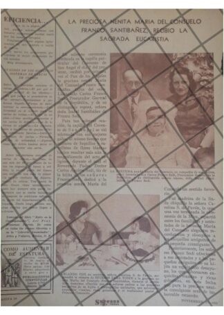 AFICHE RETRO MARIA FRANCO SANTIBAÑEZ 1RA COMUNION 53
