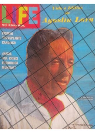 PORTADA ANTIGUA AL ACUARELA. AGUSTIN LARA 1968 POR: SAWA