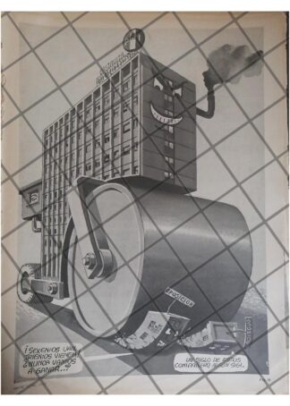 CARICATURA POLITICA RETRO DE JESUS CASTRUITA 1979 EL PRI. /7