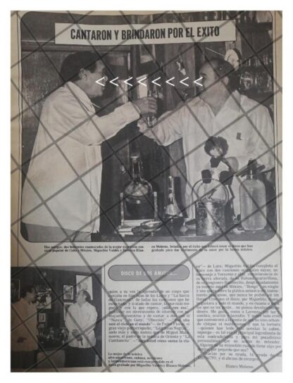 AFICHE RETRO BLANCO MOHENO Y MIGUELITO VALDES 1979 - Image 2