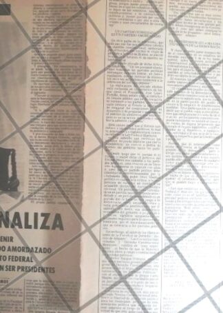 AFICHE RETRO ENTREVISTA A IGNACIO BURGOA Y SUPREMA 1979