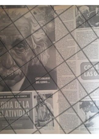 AFICHE RETRO CENTENARIO NATALICIO DE ALBERT EINSTEIN 1979