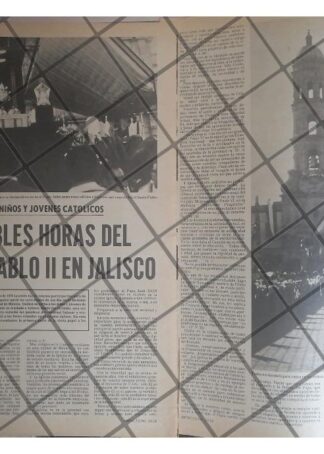 AFICHE RETRO EL PAPA JUAN PABLO EN JALISCO 1979