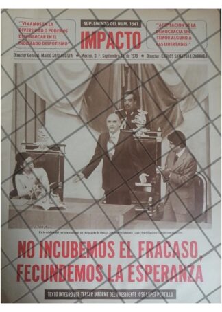AFICHE POLITICO RETRO. BEATRIZ PAREDEZ, LOPEZ PORTILLO 1979