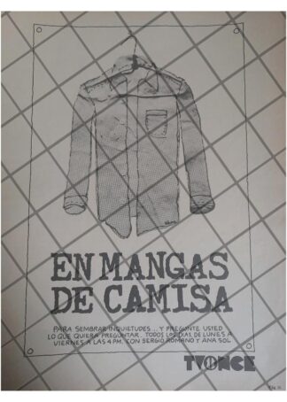 CARTEL RETRO. CANAL TV ONCE 1979 /12