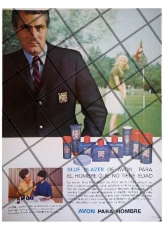 CARTEL PUBLICITARIO RETRO COSMETICOS AVON 1966 /25