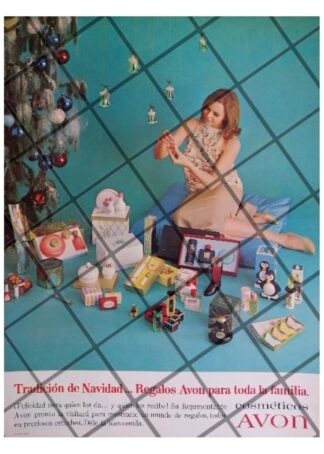 CARTEL PUBLICITARIO RETRO COSMETICOS AVON 1967 /20