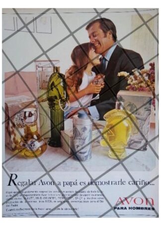 CARTEL PUBLICITARIO RETRO COSMETICOS AVON 1969 /18