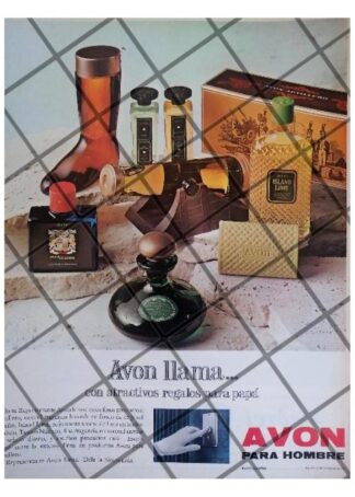 CARTEL PUBLICITARIO RETRO COSMETICOS AVON 1968 /15