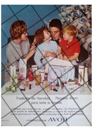 CARTEL PUBLICITARIO RETRO COSMETICOS AVON 1965 /14