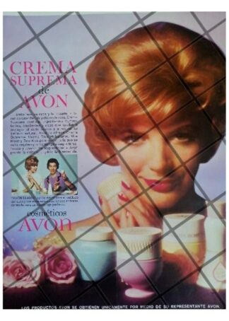CARTEL PUBLICITARIO RETRO COSMETICOS AVON 1961 /12