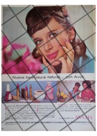 CARTEL PUBLICITARIO RETRO COSMETICOS AVON 1964 /10