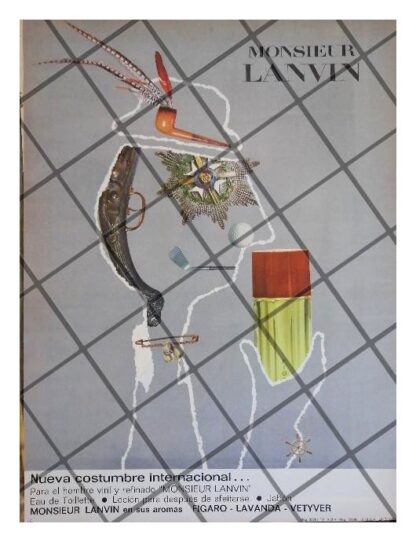 21 CARTELES PUBLICITARIOS PERFUMES MASCULINOS 1953-69 - Image 19