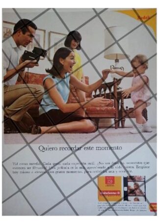 CARTEL PUBLICITARIO RETRO. KODAK NOSTALGIA 1960 N82