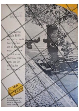 CARTEL PUBLICITARIO RETRO. KODAK NOSTALGIA 1957 N81