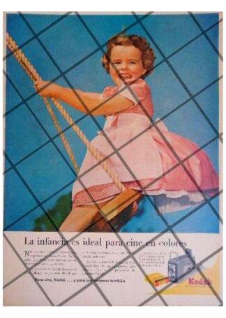 CARTEL PUBLICITARIO RETRO PALICULA KODAK KODACOLOR n75