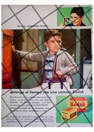 CARTEL PUBLICITARIO RETRO PALICULA KODAK KODACOLOR n74