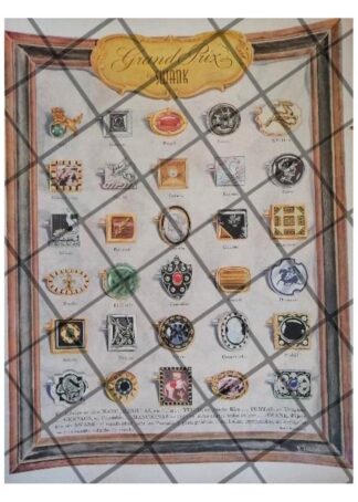 CARTEL PUBLICITARIO RETRO. MANCUERNILLAS SWANK 1955